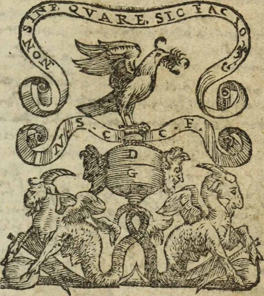An illustration from Discorsi di Nicolo Machiavelli fiorentino, sopra la prima deca di Tito Livio, 1554, leaf 12