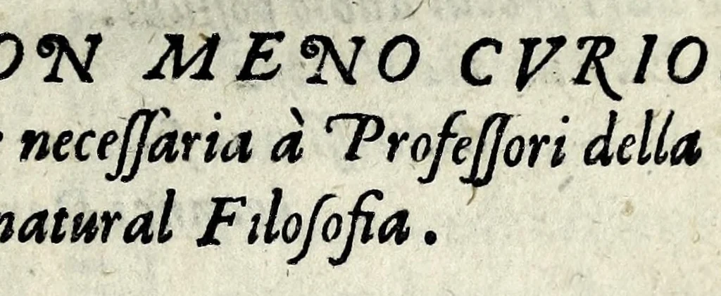 An illustration from Discorsi intorno a diverse cose natvrali, 1628, leaf 5
