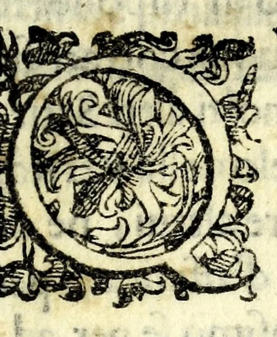 An illustration from Discorsi poetici nella Accademia fiorentina in difesa d'Aristotile, 1597, leaf 7