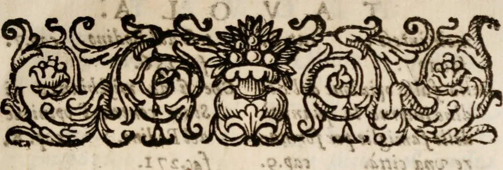 An illustration from Discorsi politici del signor Fabio ALbergati ne i quali viena riprouata la dottrina politica di Gio. Bodino, e difesa quella d'Aristotile .., 1664, leaf 6