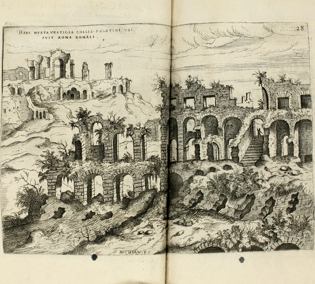 An illustration from Discorsi sopra l'antichità di Roma, 1582, leaf 101