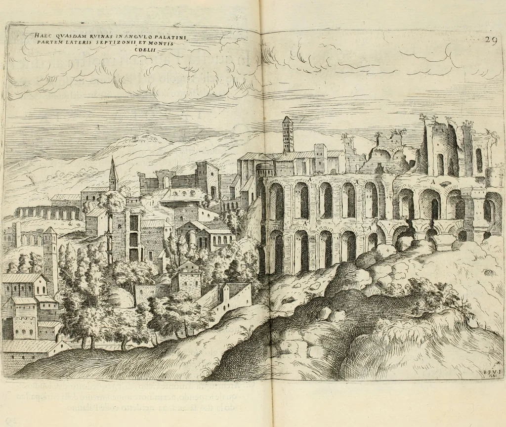 An illustration from Discorsi sopra l'antichità di Roma, 1582, leaf 103