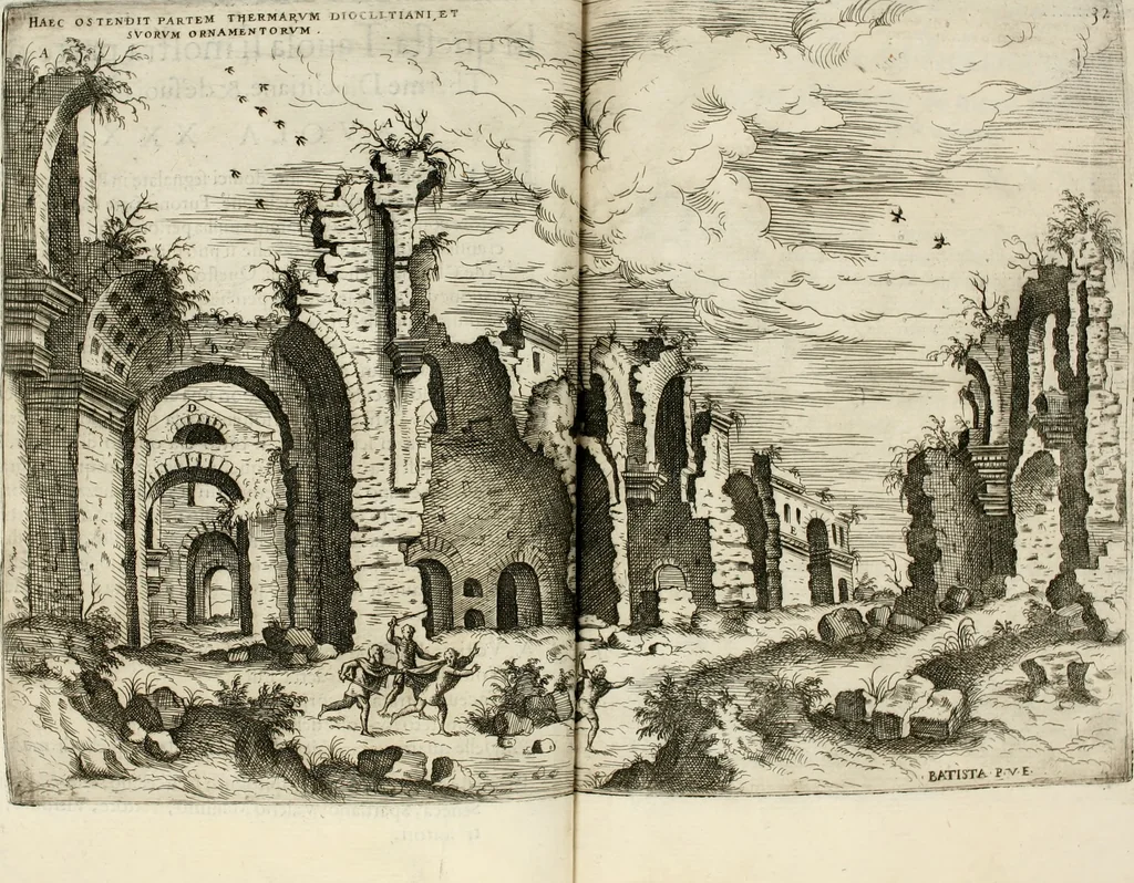 An illustration from Discorsi sopra l'antichità di Roma, 1582, leaf 109