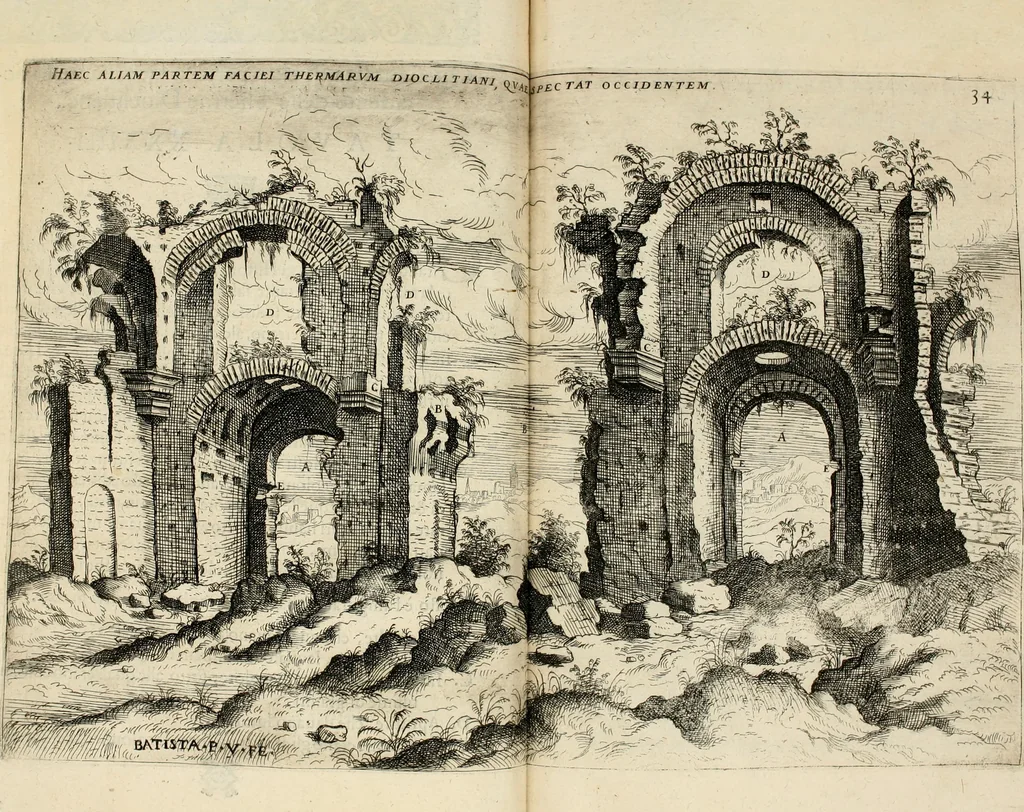An illustration from Discorsi sopra l'antichità di Roma, 1582, leaf 113