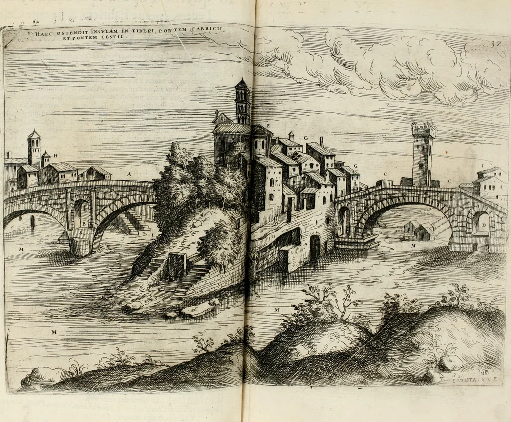 An illustration from Discorsi sopra l'antichità di Roma, 1582, leaf 119
