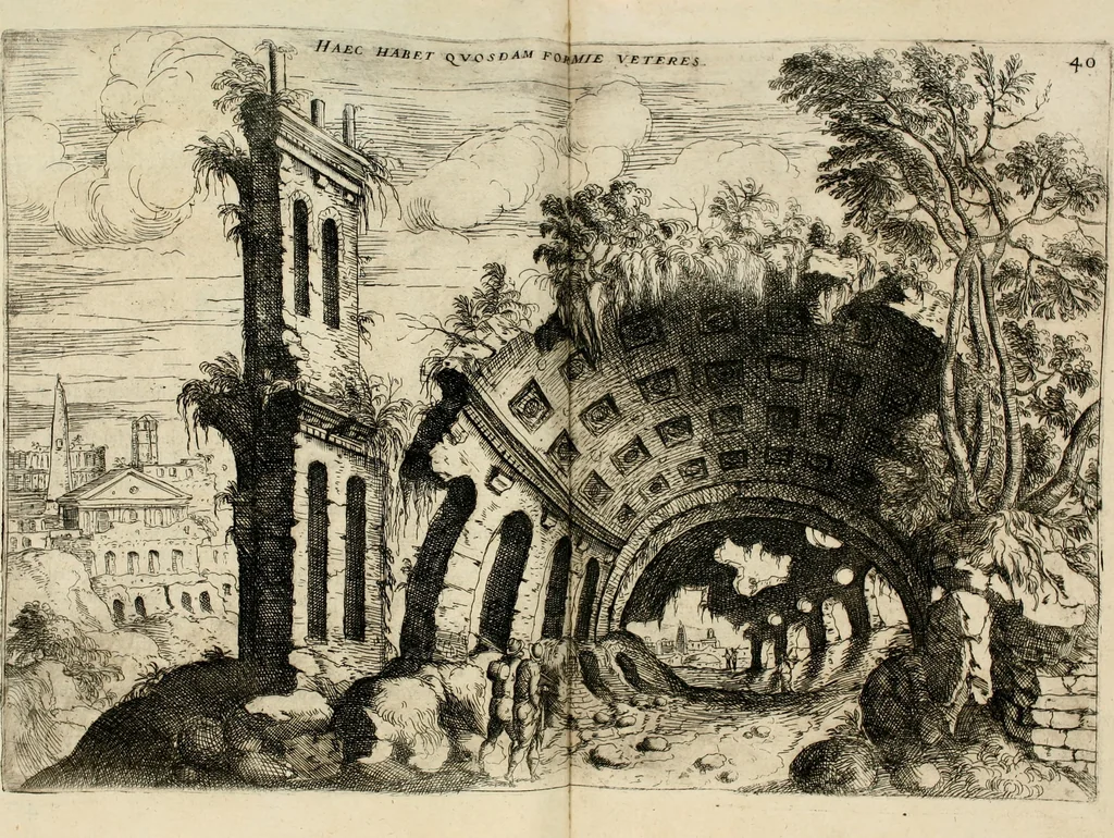 An illustration from Discorsi sopra l'antichità di Roma, 1582, leaf 125