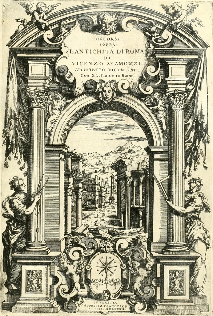 An illustration from Discorsi sopra l'antichità di Roma, 1582, leaf 4