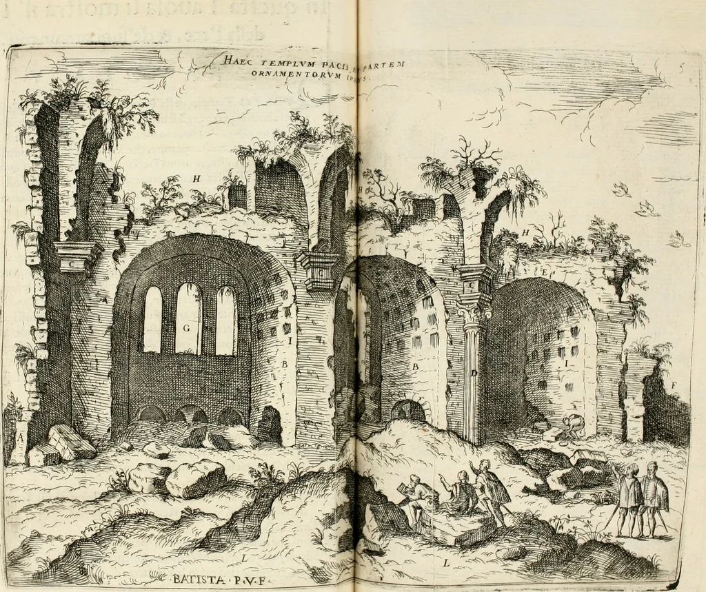 An illustration from Discorsi sopra l'antichità di Roma, 1582, leaf 51
