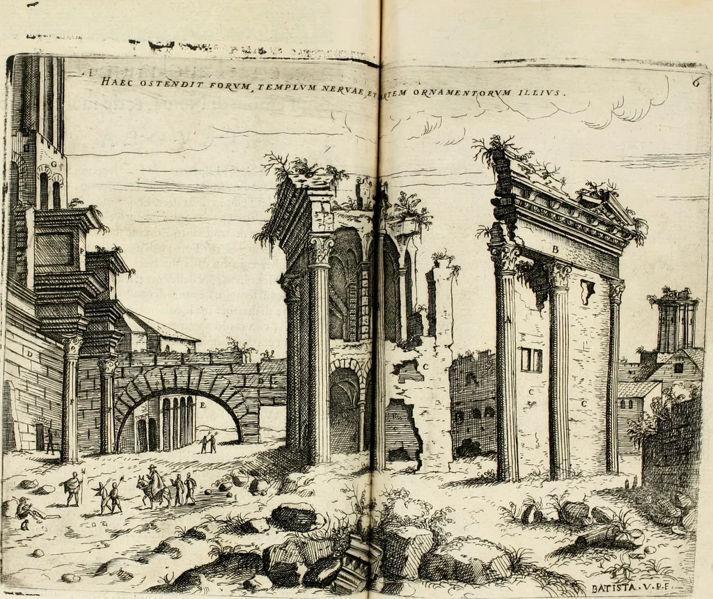 An illustration from Discorsi sopra l'antichità di Roma, 1582, leaf 53
