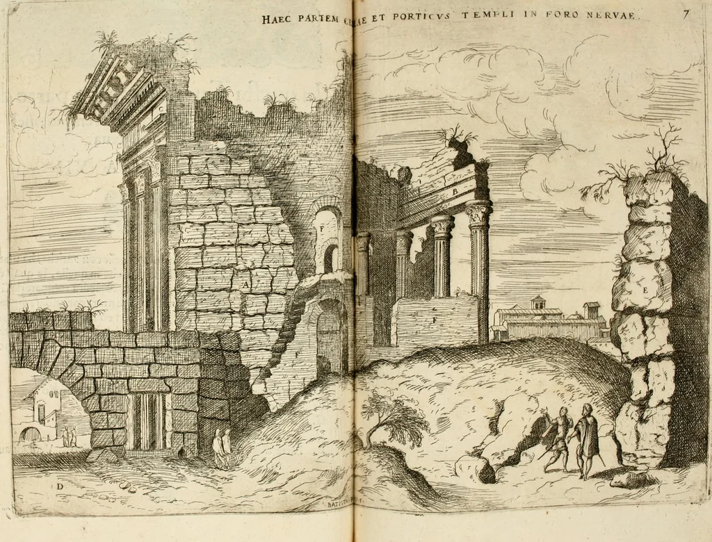 An illustration from Discorsi sopra l'antichità di Roma, 1582, leaf 55