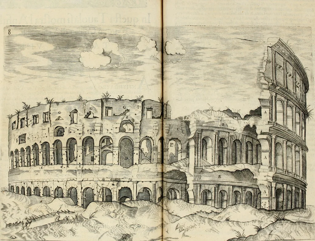 An illustration from Discorsi sopra l'antichità di Roma, 1582, leaf 58