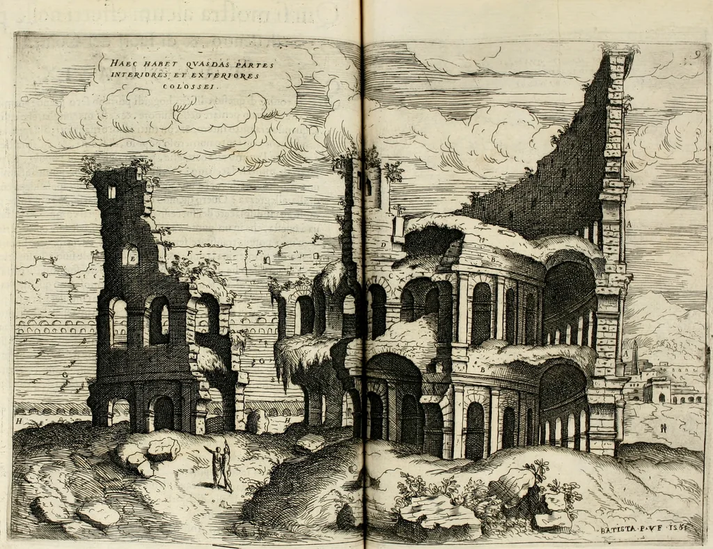 An illustration from Discorsi sopra l'antichità di Roma, 1582, leaf 61