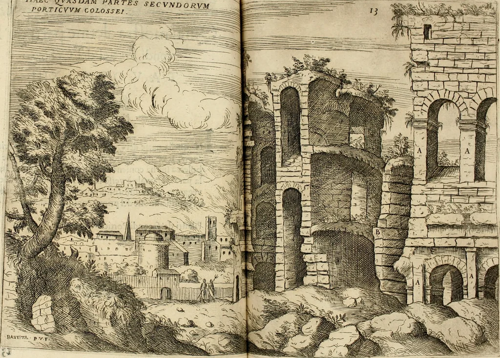 An illustration from Discorsi sopra l'antichità di Roma, 1582, leaf 69