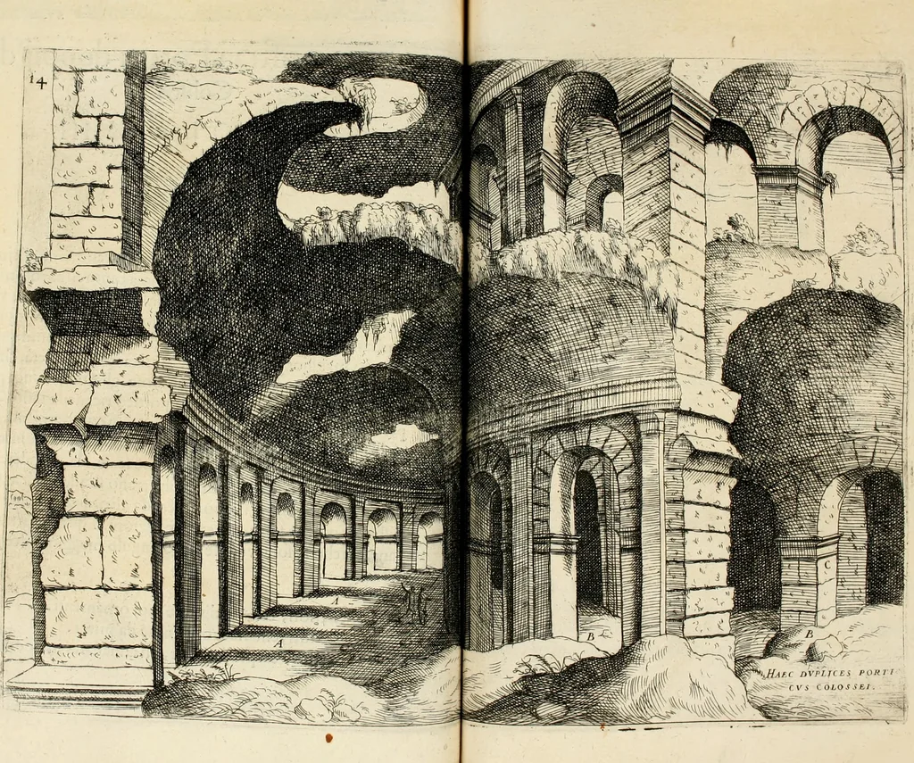 An illustration from Discorsi sopra l'antichità di Roma, 1582, leaf 71