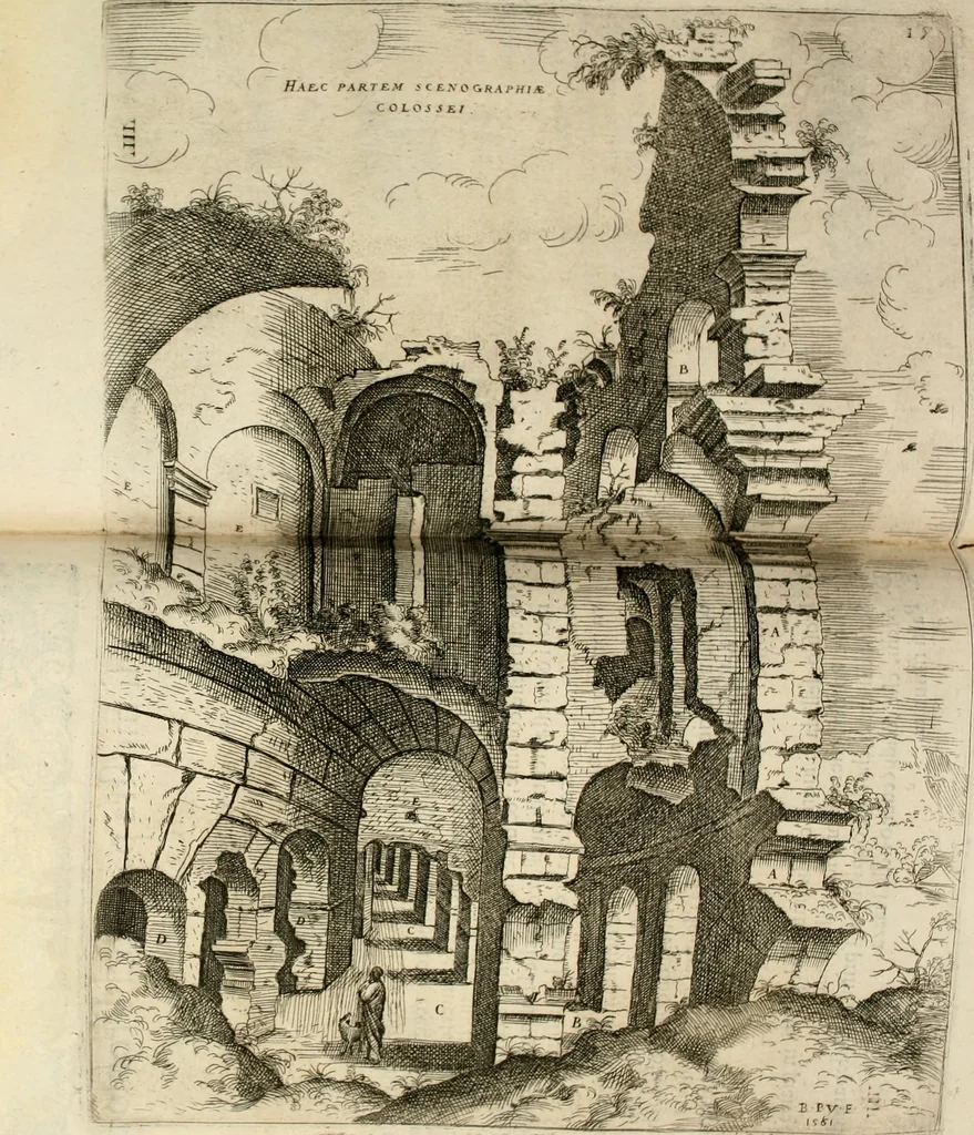 An illustration from Discorsi sopra l'antichità di Roma, 1582, leaf 73