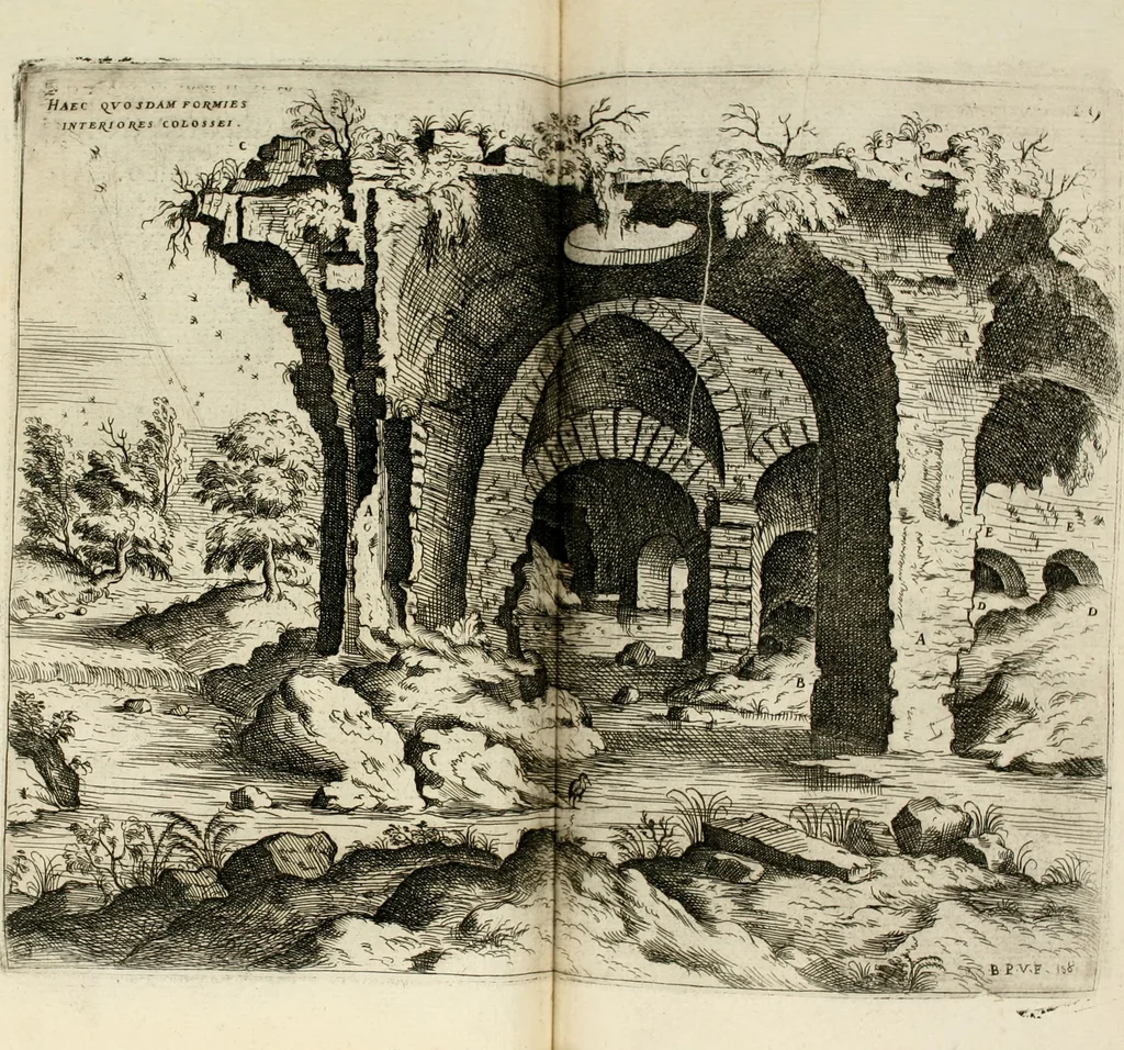 An illustration from Discorsi sopra l'antichità di Roma, 1582, leaf 81