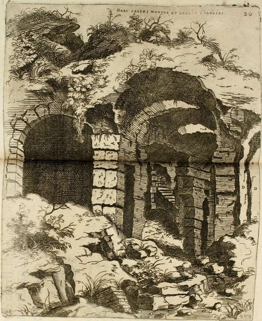 An illustration from Discorsi sopra l'antichità di Roma, 1582, leaf 83
