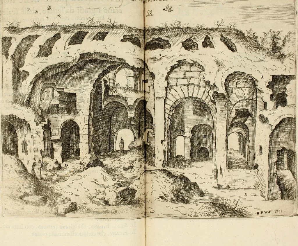 An illustration from Discorsi sopra l'antichità di Roma, 1582, leaf 87