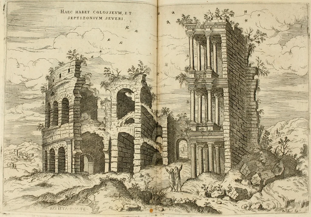 An illustration from Discorsi sopra l'antichità di Roma, 1582, leaf 89