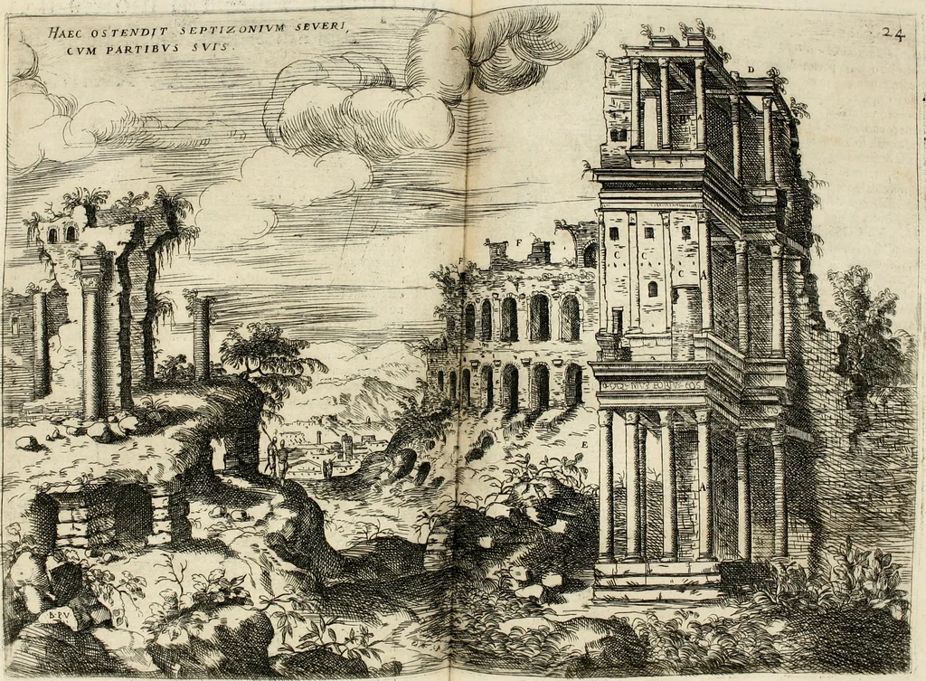 An illustration from Discorsi sopra l'antichità di Roma, 1582, leaf 92