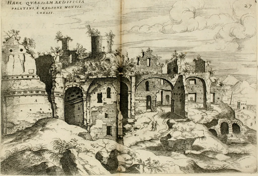 An illustration from Discorsi sopra l'antichità di Roma, 1582, leaf 99