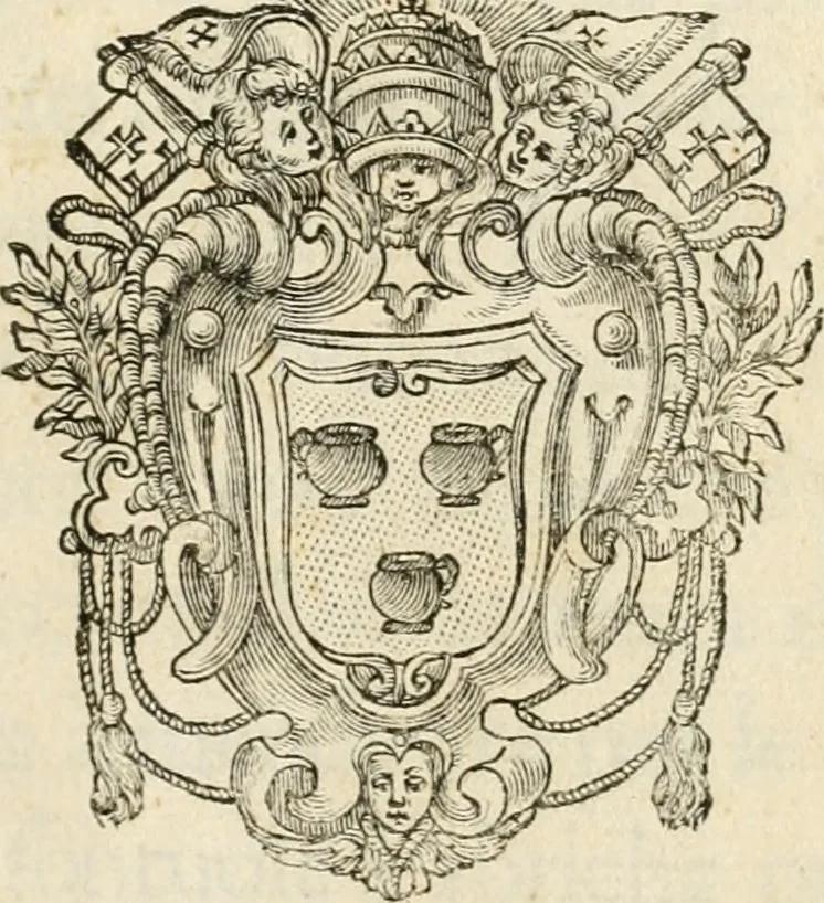 An illustration from Discorso del cavalier Carlo Fontana sopra il Monte Citatorio situato nel Campo Martio, ed altre cose ad esso appartenenti, con disegni tanto degl' antichi, quanto de' moderni edificii della nuova Curia, 1694, leaf 4