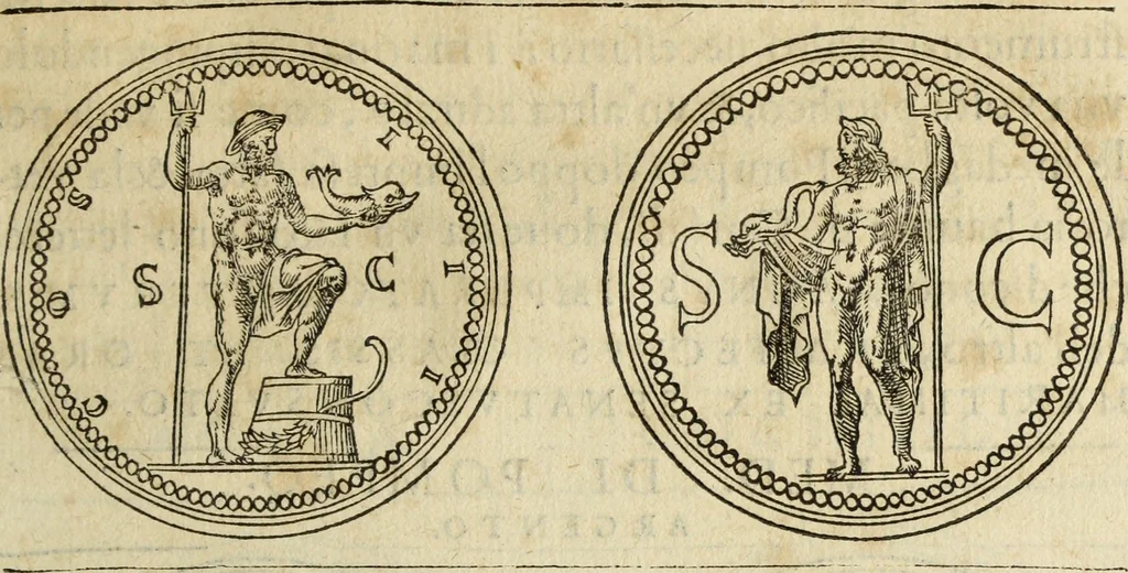 An illustration from Discorso della religione antica de Romani, insieme vn'altro Discorso della castrametatione, et disciplina militare, bagni, & essercitij antichi di detti Romani;, 1569, leaf 106