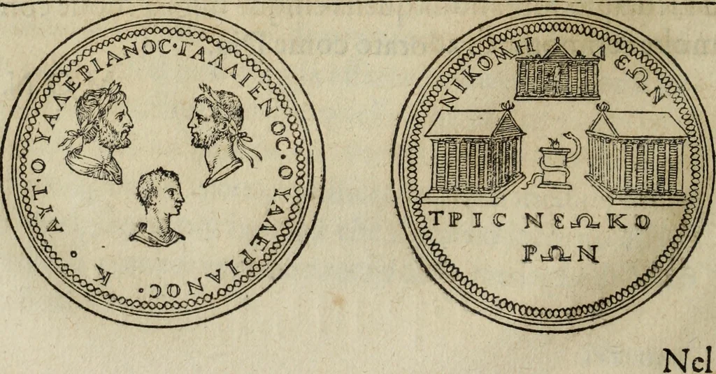 An illustration from Discorso della religione antica de Romani, insieme vn'altro Discorso della castrametatione, et disciplina militare, bagni, & essercitij antichi di detti Romani;, 1569, leaf 115