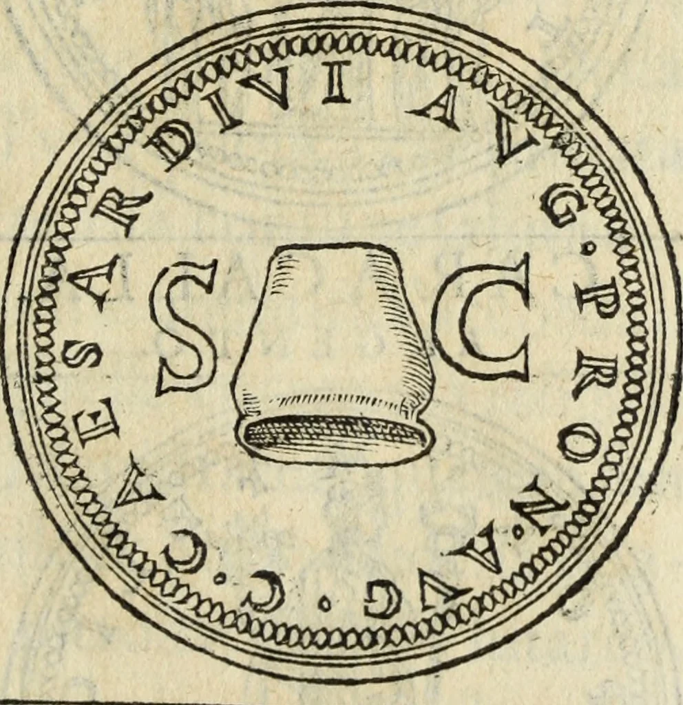 An illustration from Discorso della religione antica de Romani, insieme vn'altro Discorso della castrametatione, et disciplina militare, bagni, & essercitij antichi di detti Romani;, 1569, leaf 120