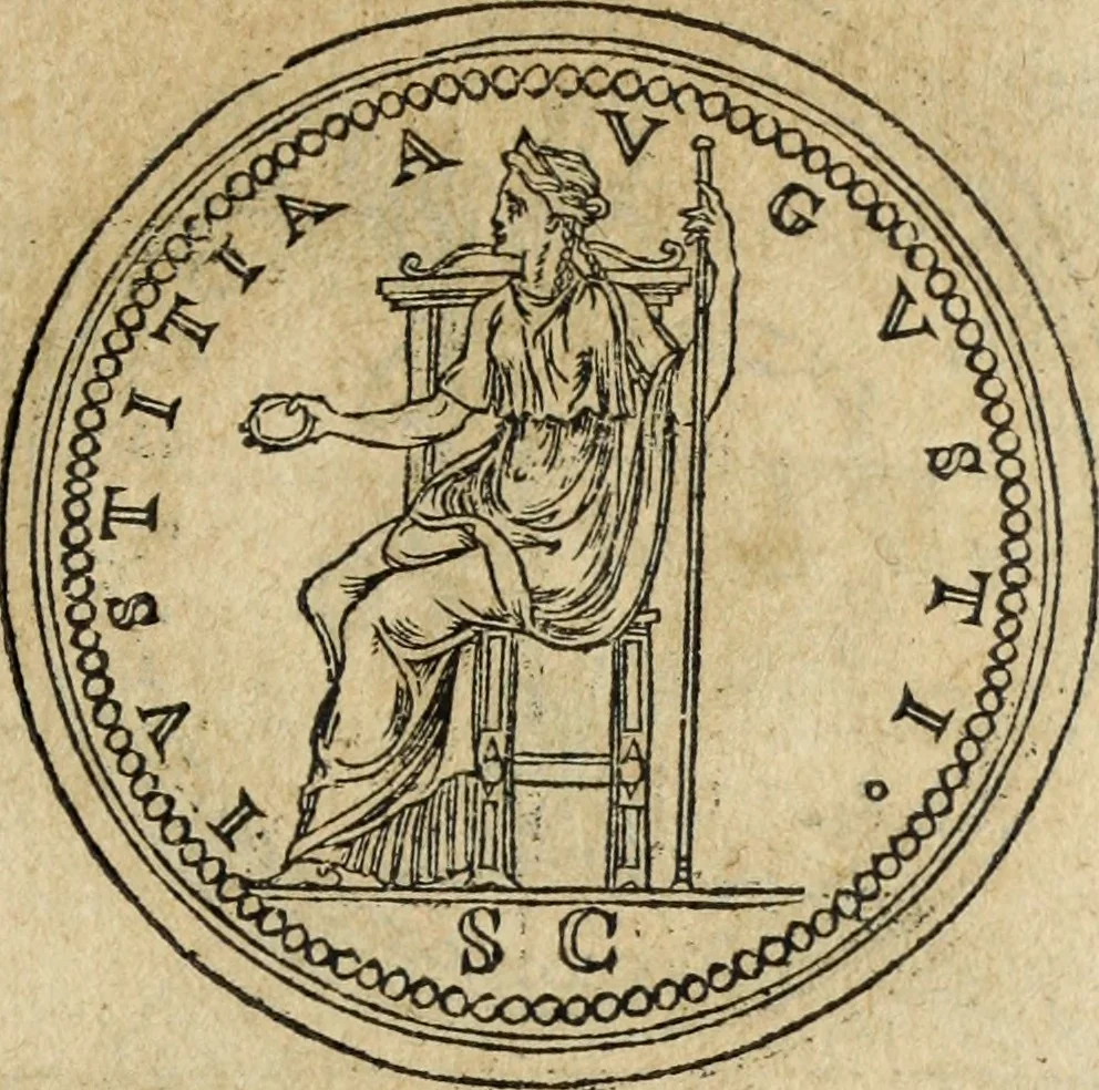 An illustration from Discorso della religione antica de Romani, insieme vn'altro Discorso della castrametatione, et disciplina militare, bagni, & essercitij antichi di detti Romani;, 1569, leaf 124