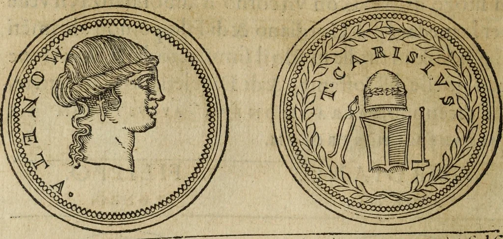 An illustration from Discorso della religione antica de Romani, insieme vn'altro Discorso della castrametatione, et disciplina militare, bagni, & essercitij antichi di detti Romani;, 1569, leaf 125