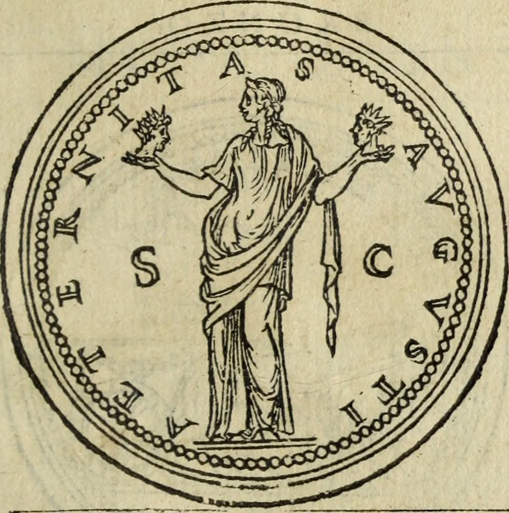 An illustration from Discorso della religione antica de Romani, insieme vn'altro Discorso della castrametatione, et disciplina militare, bagni, & essercitij antichi di detti Romani;, 1569, leaf 138