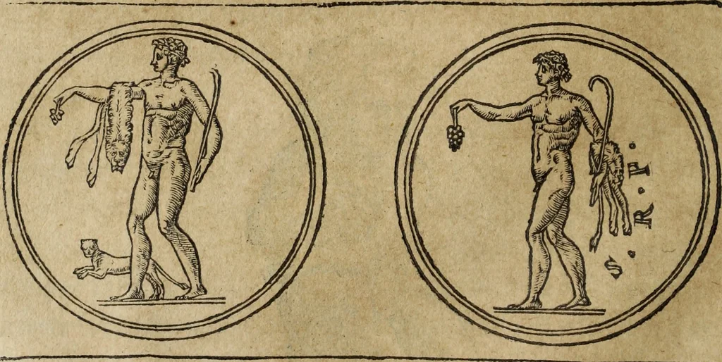 An illustration from Discorso della religione antica de Romani, insieme vn'altro Discorso della castrametatione, et disciplina militare, bagni, & essercitij antichi di detti Romani;, 1569, leaf 145