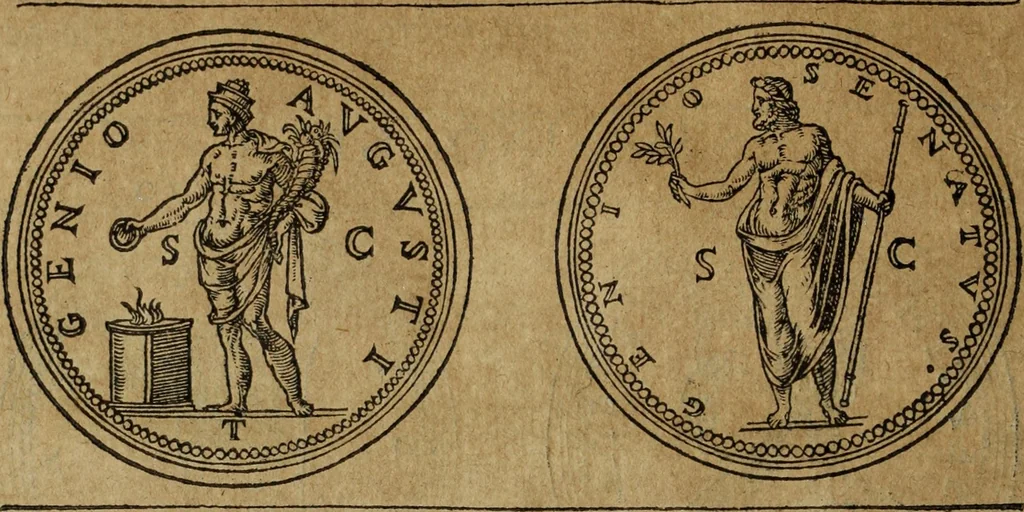 An illustration from Discorso della religione antica de Romani, insieme vn'altro Discorso della castrametatione, et disciplina militare, bagni, & essercitij antichi di detti Romani;, 1569, leaf 157