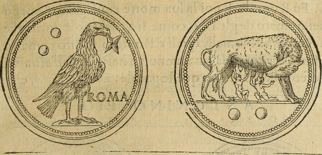 An illustration from Discorso della religione antica de Romani, insieme vn'altro Discorso della castrametatione, et disciplina militare, bagni, & essercitij antichi di detti Romani;, 1569, leaf 166