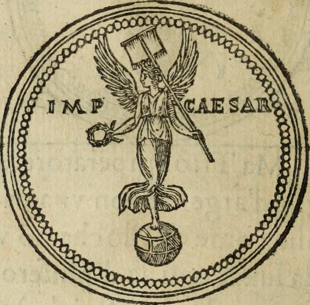 An illustration from Discorso della religione antica de Romani, insieme vn'altro Discorso della castrametatione, et disciplina militare, bagni, & essercitij antichi di detti Romani;, 1569, leaf 175