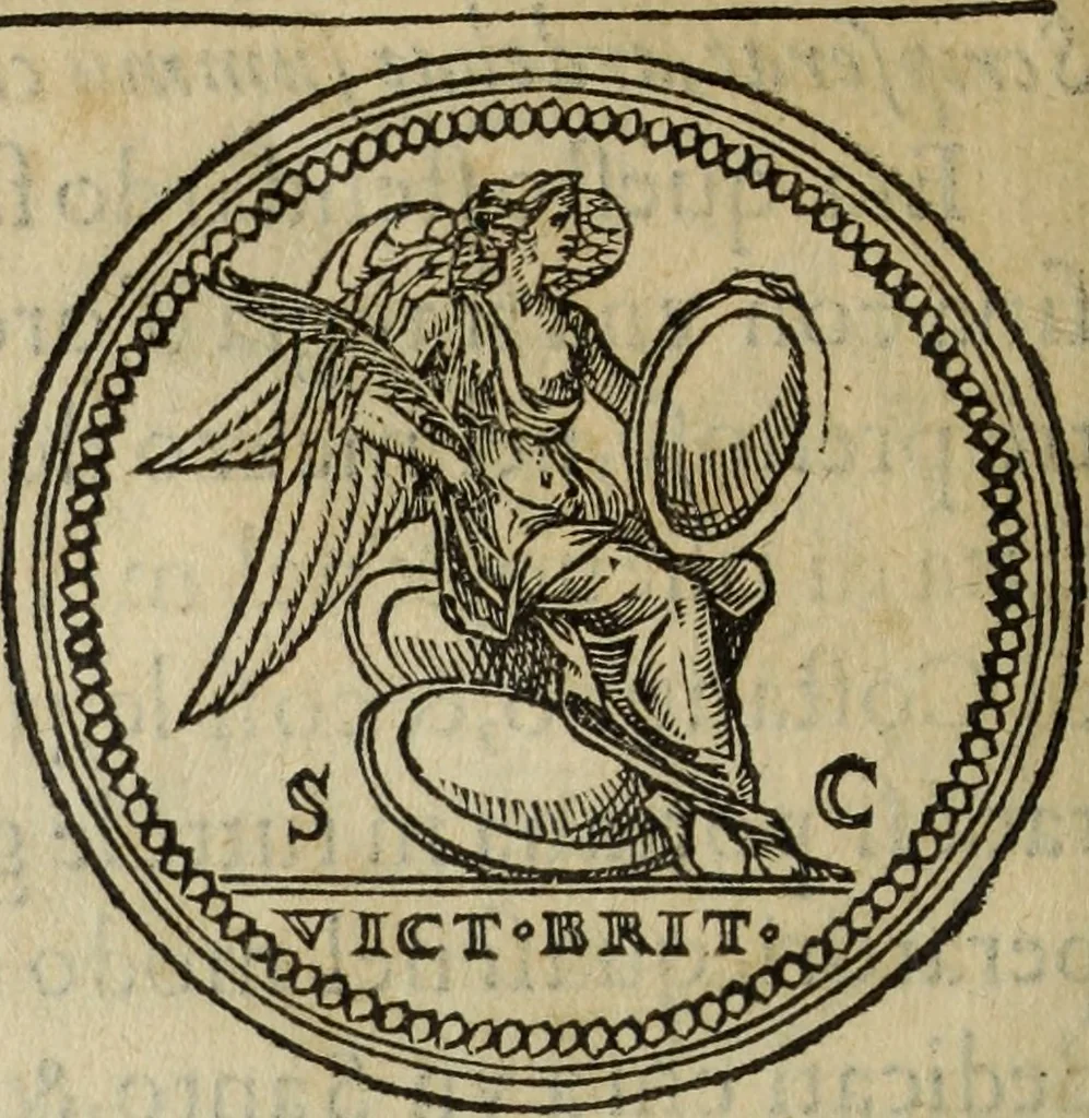 An illustration from Discorso della religione antica de Romani, insieme vn'altro Discorso della castrametatione, et disciplina militare, bagni, & essercitij antichi di detti Romani;, 1569, leaf 179