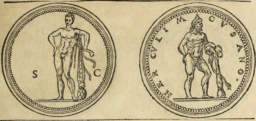 An illustration from Discorso della religione antica de Romani, insieme vn'altro Discorso della castrametatione, et disciplina militare, bagni, & essercitij antichi di detti Romani;, 1569, leaf 180