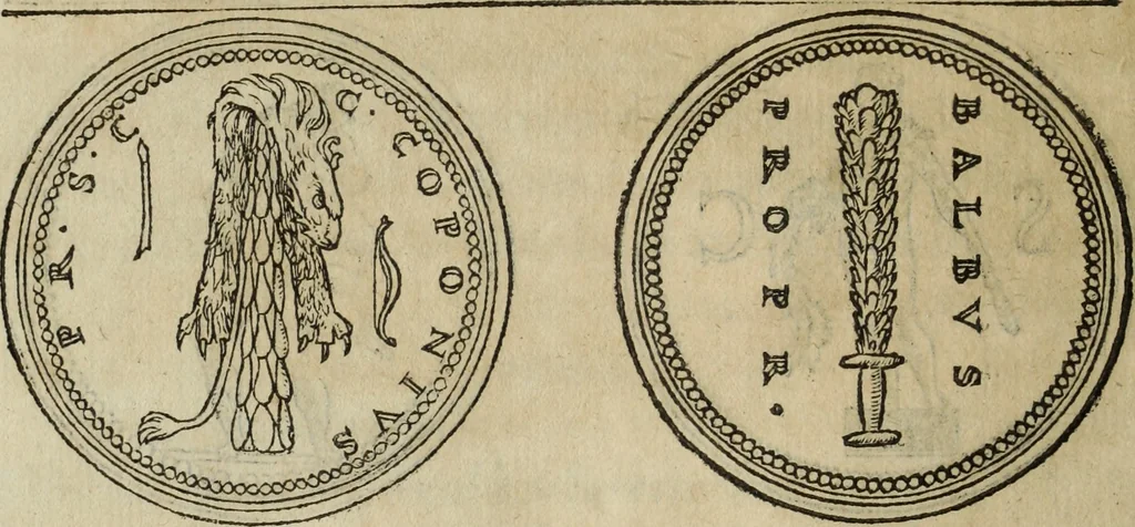An illustration from Discorso della religione antica de Romani, insieme vn'altro Discorso della castrametatione, et disciplina militare, bagni, & essercitij antichi di detti Romani;, 1569, leaf 181
