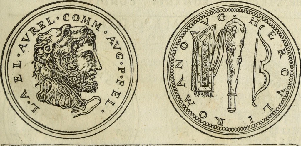 An illustration from Discorso della religione antica de Romani, insieme vn'altro Discorso della castrametatione, et disciplina militare, bagni, & essercitij antichi di detti Romani;, 1569, leaf 186