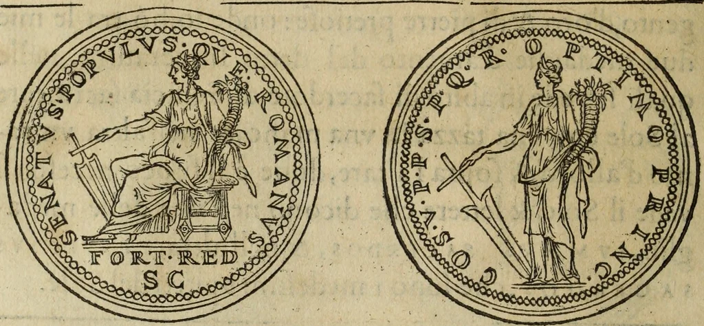 An illustration from Discorso della religione antica de Romani, insieme vn'altro Discorso della castrametatione, et disciplina militare, bagni, & essercitij antichi di detti Romani;, 1569, leaf 203