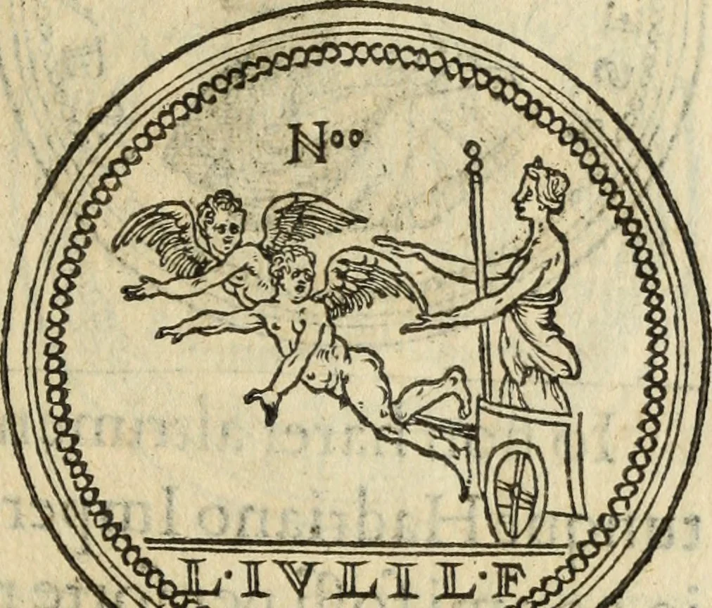 An illustration from Discorso della religione antica de Romani, insieme vn'altro Discorso della castrametatione, et disciplina militare, bagni, & essercitij antichi di detti Romani;, 1569, leaf 212