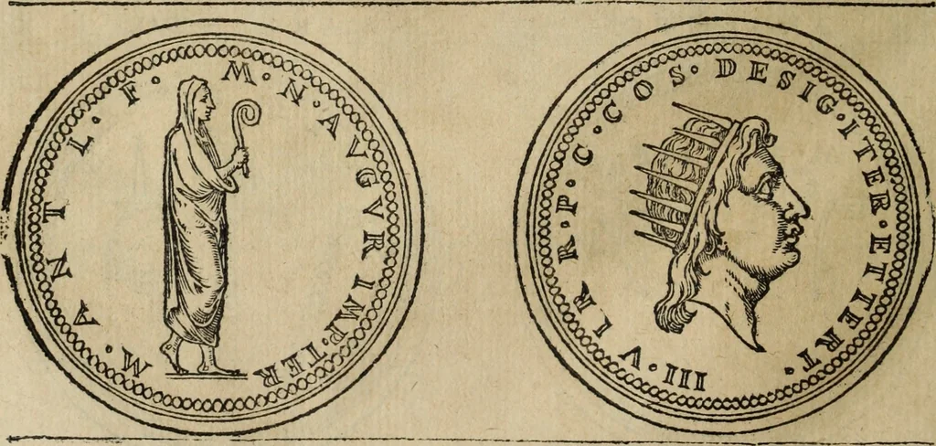 An illustration from Discorso della religione antica de Romani, insieme vn'altro Discorso della castrametatione, et disciplina militare, bagni, & essercitij antichi di detti Romani;, 1569, leaf 231
