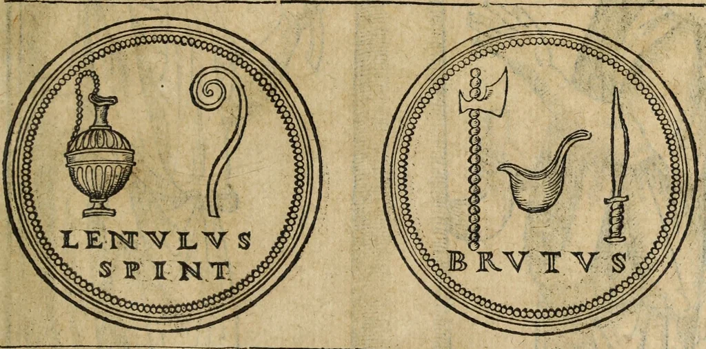 An illustration from Discorso della religione antica de Romani, insieme vn'altro Discorso della castrametatione, et disciplina militare, bagni, & essercitij antichi di detti Romani;, 1569, leaf 232