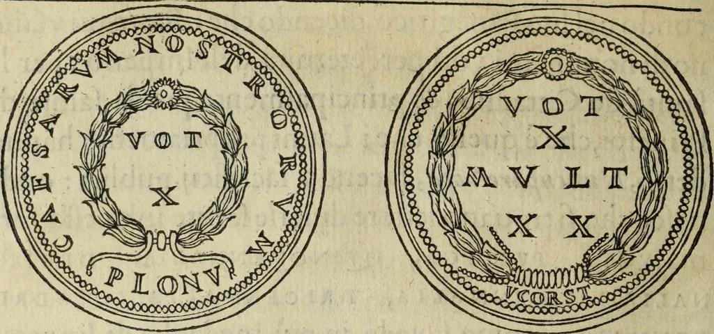 An illustration from Discorso della religione antica de Romani, insieme vn'altro Discorso della castrametatione, et disciplina militare, bagni, & essercitij antichi di detti Romani;, 1569, leaf 251