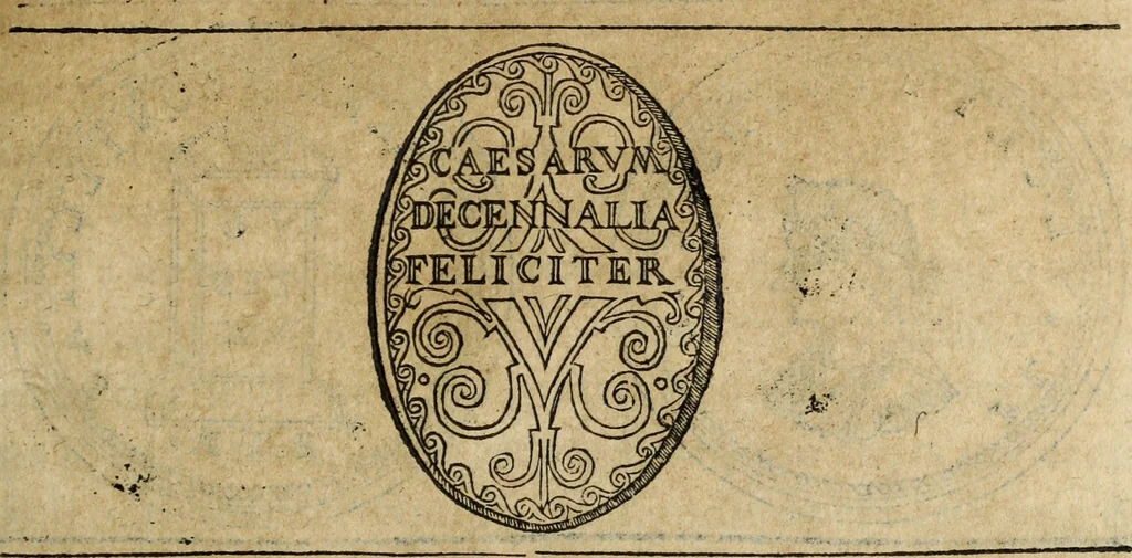 An illustration from Discorso della religione antica de Romani, insieme vn'altro Discorso della castrametatione, et disciplina militare, bagni, & essercitij antichi di detti Romani;, 1569, leaf 254