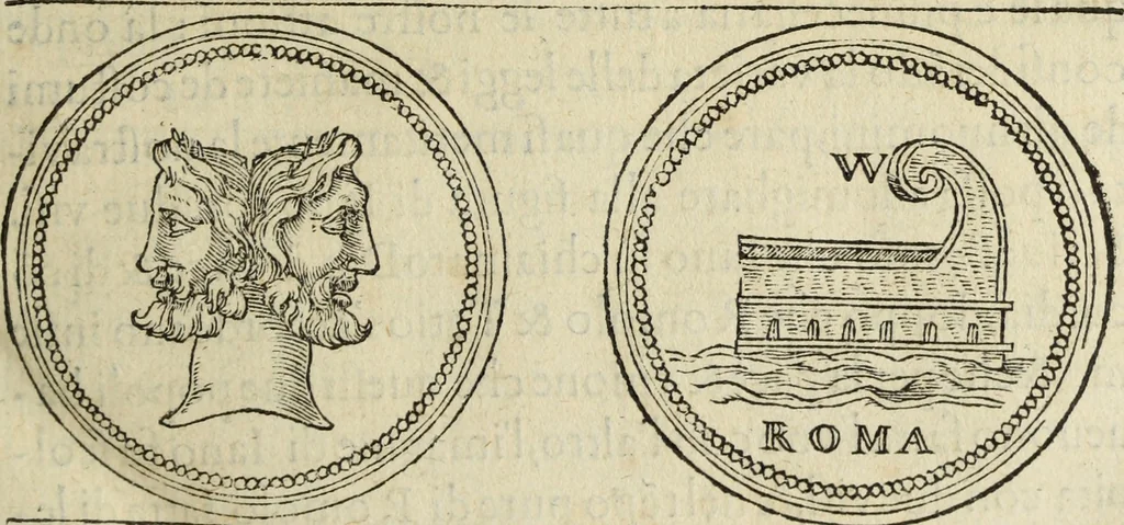 An illustration from Discorso della religione antica de Romani, insieme vn'altro Discorso della castrametatione, et disciplina militare, bagni, & essercitij antichi di detti Romani;, 1569, leaf 26