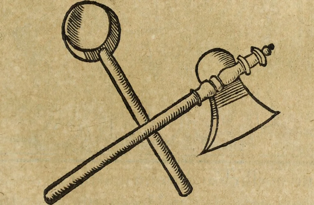 An illustration from Discorso della religione antica de Romani, insieme vn'altro Discorso della castrametatione, et disciplina militare, bagni, & essercitij antichi di detti Romani;, 1569, leaf 280