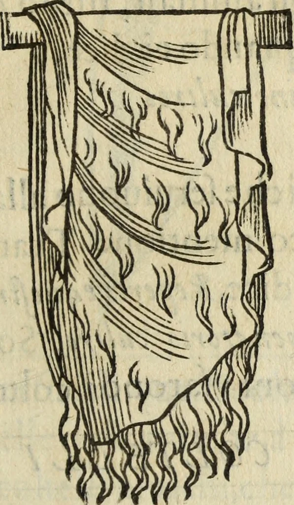 An illustration from Discorso della religione antica de Romani, insieme vn'altro Discorso della castrametatione, et disciplina militare, bagni, & essercitij antichi di detti Romani;, 1569, leaf 288