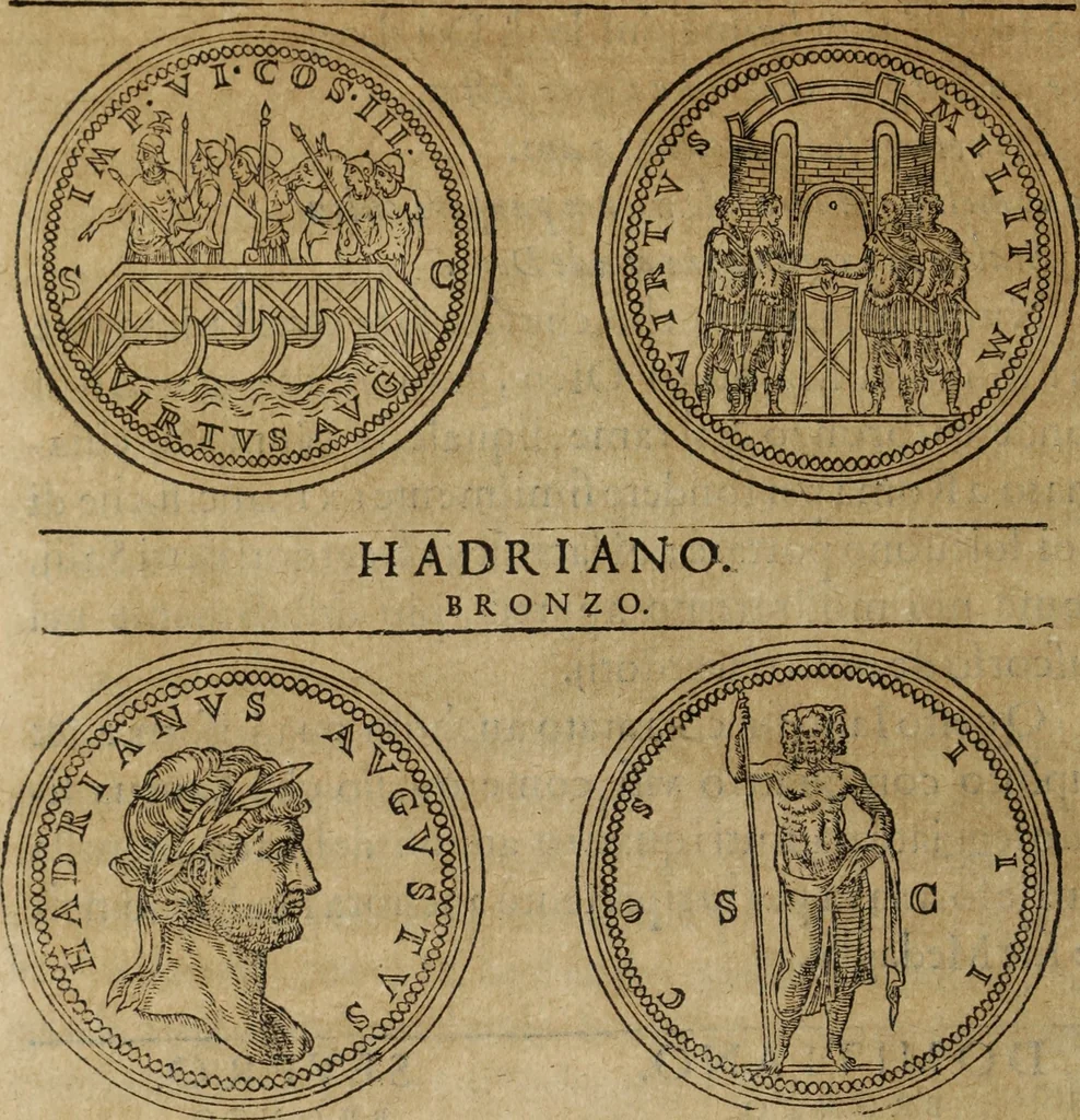 An illustration from Discorso della religione antica de Romani, insieme vn'altro Discorso della castrametatione, et disciplina militare, bagni, & essercitij antichi di detti Romani;, 1569, leaf 29